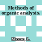 Methods of organic analysis.