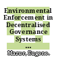Environmental Enforcement in Decentralised Governance Systems [E-Book]: Toward a Nationwide Level Playing Field /