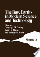 The Rare Earths in Modern Science and Technology [E-Book] : Volume 2 /