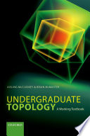 Undergraduate topology : a working textbook [E-Book] /