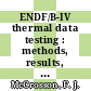 ENDF/B-IV thermal data testing : methods, results, and recommendations : an invited paper to be presented to the 1976 annual meeting of the American Nuclear Society at -Toronto, Ontario, Canada, on June 13 - 18, 1976 [E-Book] /