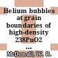 Helium bubbles at grain boundaries of high-density 238PuO2 shards : for presentation at the 1975 Winter Meeting of the American Nuclear Society San Francisco, California November 20, 1975 [E-Book] /