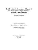 Best practices in assessment of research and development organizations : summary of a workshop [E-Book] /