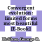 Convergent evolution : limited forms most beautiful [E-Book] /