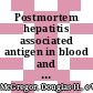 Postmortem hepatitis associated antigen in blood and liver histology among japanese : [E-Book]