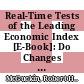 Real-Time Tests of the Leading Economic Index [E-Book]: Do Changes in the Index Composition Matter? /