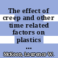 The effect of creep and other time related factors on plastics and elastomers [E-Book] /
