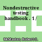 Nondestructive testing handbook . 1 /