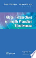 Global Perspectives on Health Promotion Effectiveness [E-Book] /