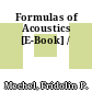 Formulas of Acoustics [E-Book] /