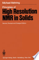 Principles of High Resolution NMR in Solids [E-Book] /