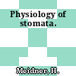 Physiology of stomata.