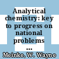 Analytical chemistry: key to progress on national problems : Analytical chemistry: proceedings of the annual summer symposium. 0024 : Gaithersburg, MD, 16.06.71-18.06.71 /