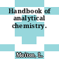 Handbook of analytical chemistry.