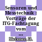 Sensoren und Messtechnik : Vorträge der ITG-Fachtagung vom 9. bis 11. März 1998 in Bad Nauheim /