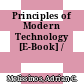 Principles of Modern Technology [E-Book] /