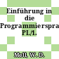 Einführung in die Programmiersprache PL/1.