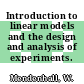 Introduction to linear models and the design and analysis of experiments.
