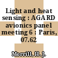 Light and heat sensing : AGARD avionics panel meeting 6 : Paris, 07.62 /