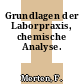Grundlagen der Laborpraxis, chemische Analyse.