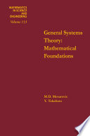 General systems theory [E-Book] : mathematical foundations /