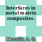 Interfaces in metal matrix composites.
