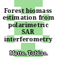 Forest biomass estimation from polarimetric SAR interferometry /