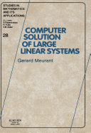 Computer solution of large linear systems [E-Book] /