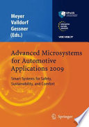 Advanced Microsystems for Automotive Applications 2009 [E-Book] : Smart Systems for Safety, Sustainability, and Comfort /
