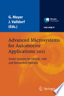 Advanced Microsystems for Automotive Applications 2011 [E-Book] : Smart Systems for Electric, Safe and Networked Mobility /