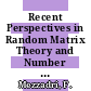 Recent Perspectives in Random Matrix Theory and Number Theory [E-Book] /