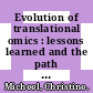 Evolution of translational omics : lessons learned and the path forward [E-Book] /