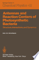 Antennas and Reaction Centers of Photosynthetic Bacteria [E-Book] : Structure, Interactions and Dynamics /