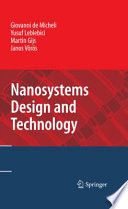 Nanosystems Design and Technology [E-Book] /