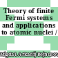 Theory of finite Fermi systems and applications to atomic nuclei /