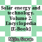 Solar energy and technology. Volume 2. Encyclopedia [E-Book]
