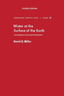 Water at the surface of the earth : an introduction to ecosystem hydrodynamics /