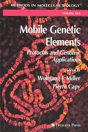 Mobile genetic elements : protocols and genomic applications /