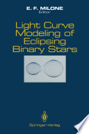 Light Curve Modeling of Eclipsing Binary Stars [E-Book] /