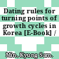 Dating rules for turning points of growth cycles in Korea [E-Book] /