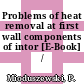Problems of heat removal at first wall components of intor [E-Book] /
