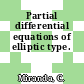 Partial differential equations of elliptic type.