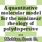 A quantitative molecular model for the nonlinear rheology of polydispersive linear polymer melts /