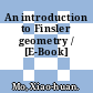 An introduction to Finsler geometry / [E-Book]