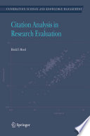 Citation analysis in research evaluation /