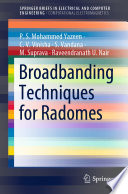 Broadbanding Techniques for Radomes [E-Book] /
