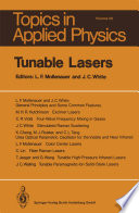 Tunable Lasers [E-Book] /