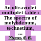 An ultraviolet multiplet table : The spectra of molybdenum, technetium, ruthenium, rhodium.