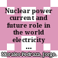 Nuclear power current and future role in the world electricity generation / [E-Book]