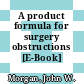 A product formula for surgery obstructions [E-Book] /